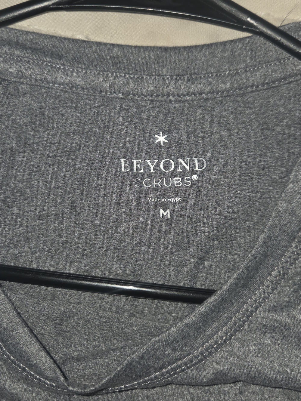 Beyond Scrubs Women's Long Sleeve Tee - Gray